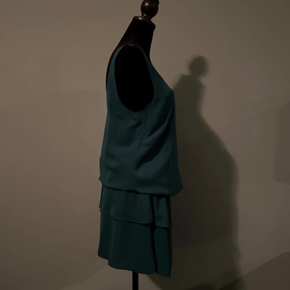 Amanda Uprichard- Teal Sleeveless Dress - Picture 4 of 5